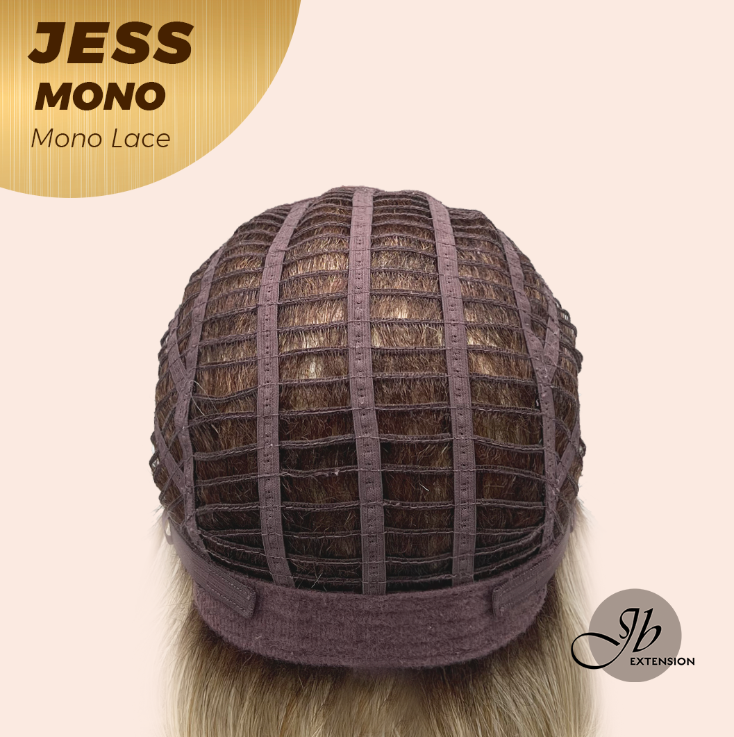[PRE-ORDER] JBEXTENSION JESS MONO Monofilament Handmade Wig 6X5 Full Monofilament Hand Tied Top Wig 10 Inches Blonde Mono Lace Wig With Anti-slip Silicone Strips Glueless Wig JESS MONO【BENDY EAR TABS】 Alexwigs