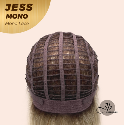 [PRE-ORDER] JBEXTENSION JESS MONO Monofilament Handmade Wig 6X5 Full Monofilament Hand Tied Top Wig 10 Inches Blonde Mono Lace Wig With Anti-slip Silicone Strips Glueless Wig JESS MONO【BENDY EAR TABS】 Alexwigs