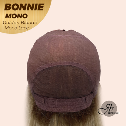 [PRE-ORDER] HOT OF SEASON - BONNIE MONO GOLDEN BLONDE Full Monofilament Handmade Full Lace Full Hand Tied Wig 12 Inches Golden Blonde With Dark Root Mono Lace Handmade Futura Fiber Glueless Wig BONNIE MONO GOLDEN BLONDE【BENDY EAR TABS】 Alexwigs