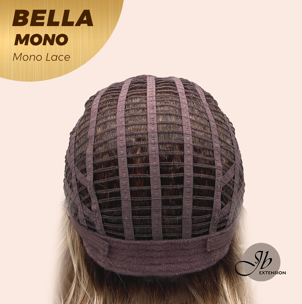 [PRE-ORDER] JBEXTENSION BELLA MONO Monofilament Handmade Wig 6X5 Full Monofilament Hand Tied Top Wig 15 Inches Peach Blonde Mono Lace Wig With Anti-slip Silicone Strips Glueless Wig BELLA MONO【BENDY EAR TABS】 Alexwigs