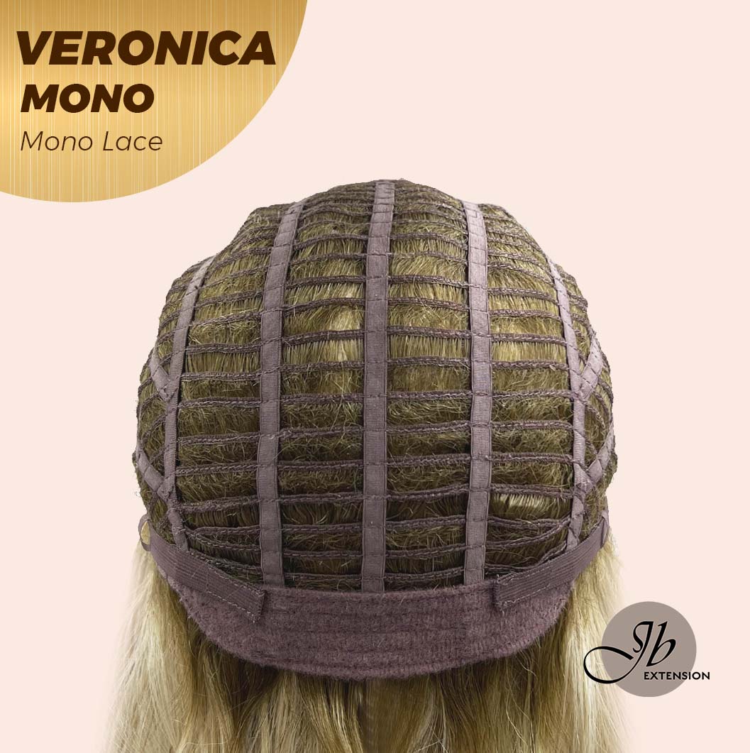 [PRE-ORDER] JBEXTENSION VERONICA MONO Monofilament Handmade Wig 6X5 Full Monofilament Hand Tied Top Wig 12 Inches Blonde Wave Mono Lace Wig With Anti-slip Silicone Strips Glueless Wig VERONICA MONO【BENDY EAR TABS】 Alexwigs