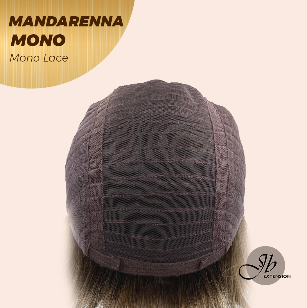 [PRE-ORDER] JBEXTENSION MANDARENNA MONO Monofilament Handmade Wig 6X5 Full Monofilament Hand Tied Top Wig 8 Inches Dark Blonde Mono Lace Handmade Futura Fiber Wig With Anti-slip Silicone Strips Glueless Wig MANDARENNA MONO【BENDY EAR TABS】 Alexwigs
