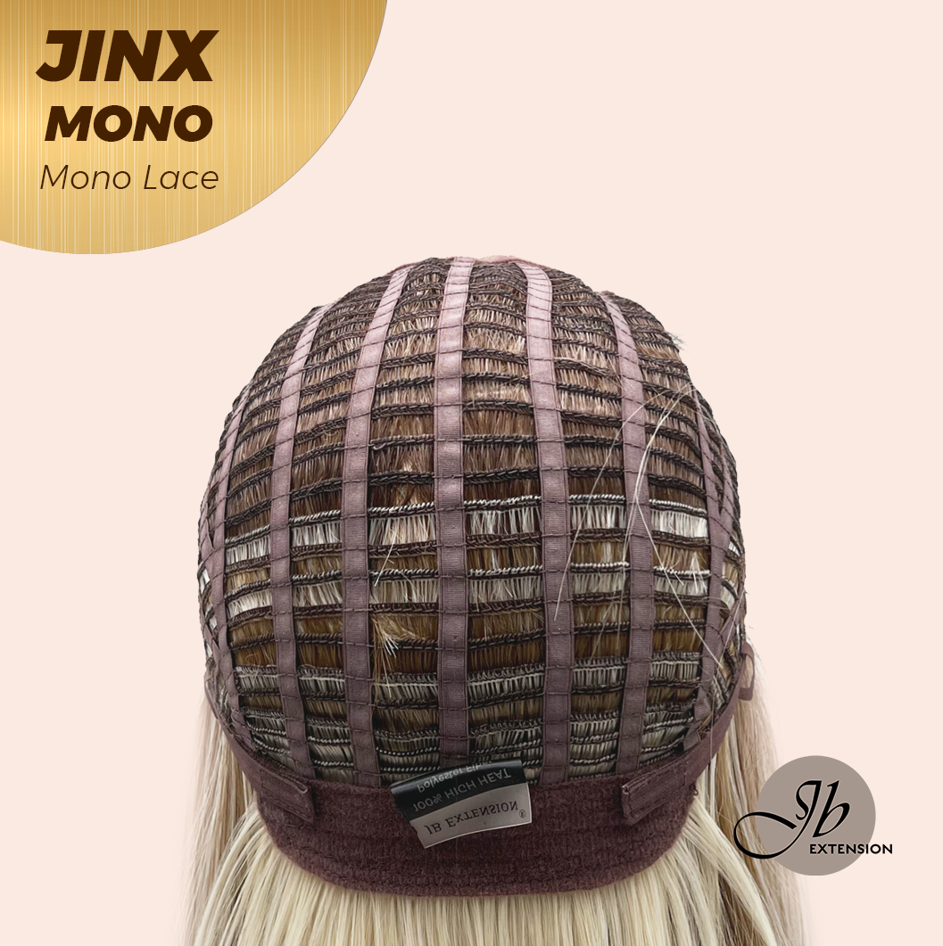 [PRE-ORDER] JBEXTENSION JINX MONO Monofilament Handmade Wig 6X5 Full Monofilament Hand Tied Top Wig 12 Inches Blonde Mono Lace Wig With Anti-slip Silicone Strips Glueless Wig JINX MONO【BENDY EAR TABS】 Alexwigs