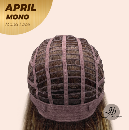 [PRE-ORDER] JBEXTENSION APRIL MONO Monofilament Handmade Wig 6X5 Full Monofilament Hand Tied Top Wig 18 Inches Hazelnut Mono Lace Wig With Anti-slip Silicone Strips Glueless Wig APRIL MONO HAZELNUT【BENDY EAR TABS】 Alexwigs