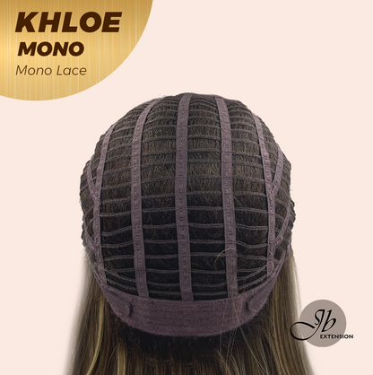 [PRE-ORDER] JBEXTENSION KHLOE MONO Monofilament Handmade Wig 6X5 Full Monofilament Hand Tied Top Wig 12 Inches Bob Cut Hazelnut Blonde Highlight Mono Lace Handmade Futura Fiber Wig With Anti-slip Silicone Strips Glueless Wig KHLOE MONO【BENDY EAR TABS】