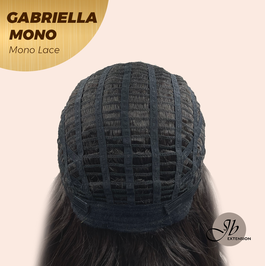 [PRE-ORDER] JBEXTENSION GABRIELLA MONO Monofilament Handmade Wig 6X5 Full Monofilament Hand Tied Top Wig 20 Inches Black Wave Mono Lace Wig With Anti-slip Silicone Strips Glueless Wig GABRIELLA MONO【BENDY EAR TABS】 Alexwigs