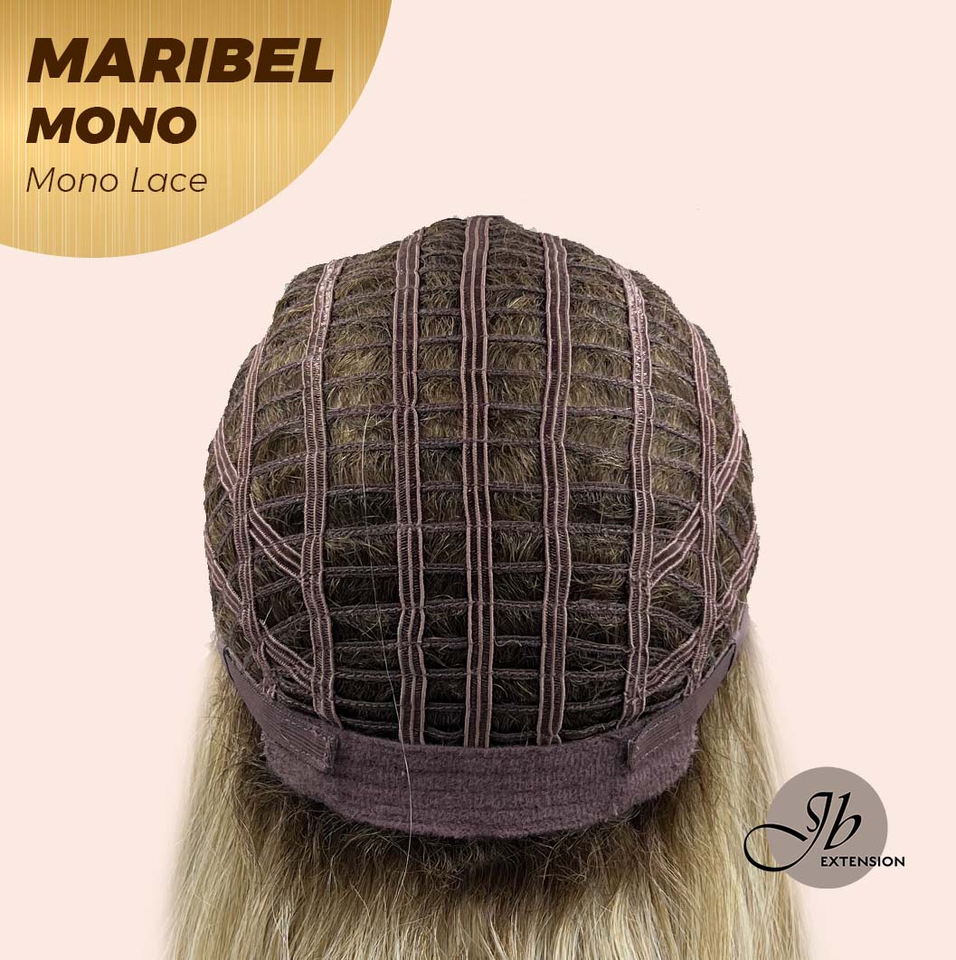 [PRE-ORDER] JBEXTENSION MARIBEL MONO Monofilament Handmade Wig 6X5 Full Monofilament Hand Tied Top Wig 16 Inches Blonde With Dark Root Wave Mono Lace Wig With Anti-slip Silicone Strips Glueless Wig Maribel Mono【BENDY EAR TABS】 Alexwigs