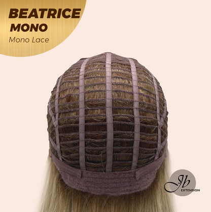 [PRE-ORDER] JBEXTENSION BEATRICE MONO Monofilament Handmade Wig 6X5 Full Monofilament Hand Tied Top Wig 17 Inches Golden Blonde Mono Lace Wig Glueless Wig BEATRICE MONO【BENDY EAR TABS】 Alexwigs
