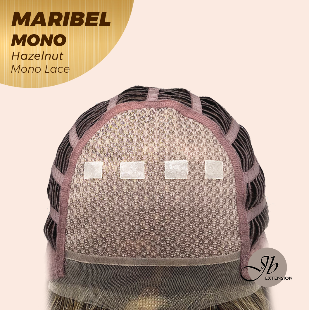 [PRE-ORDER] JBEXTENSION MARIBEL MONO HAZELNUT Monofilament Handmade Wig 6X5 Full Monofilament Hand Tied Top Wig 16 Inches Hazelnut Wave Mono Lace Wig With Anti-slip Silicone Strips Glueless Wig MARIBEL MONO HAZELNUT【BENDY EAR TABS】 Alexwigs