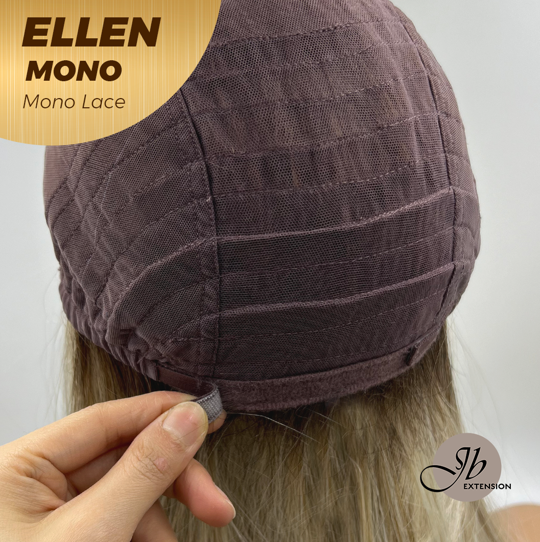 [PRE-ORDER] HOT OF SEASON -  ELLEN MONO Full Monofilament Handmade Full Lace Full Hand Tied Wig 12 Inches Blonde Mono Lace Handmade Futura Fiber Wig Glueless Wig ELLEN MONO【BENDY EAR TABS】 Alexwigs