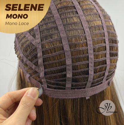 [PRE-ORDER] HOT OF SEASON -  SELENE MONO Monofilament Handmade Wig 6X5 Full Monofilament Hand Tied Top Wig 25 Inches Caramel Mono Lace Wig With Anti-slip Silicone Strips Glueless Wig SELENE MONO【BENDY EAR TABS】 Alexwigs