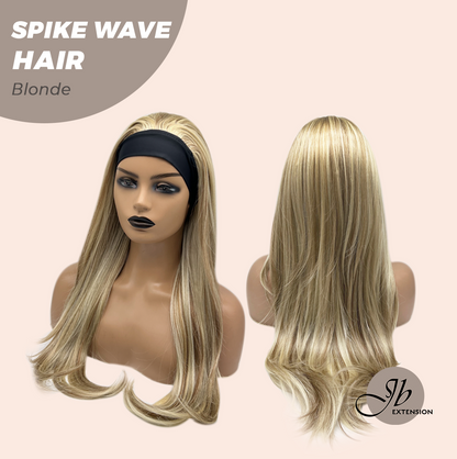 JBEXTENSION 24 Inches Long Curly Hair Blonde Headband Wig SPIKE WAVE HAIR - BLONDE Alexwigs