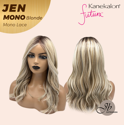 [PRE-ORDER] JBEXTENSION JEN MONO Monofilament Handmade Wig 6X5 Full Monofilament Hand Tied Top Wig 18 Inches Blonde Mono Lace Wig With Anti-slip Silicone Strips Glueless Wig JEN MONO BLONDE【BENDY EAR TABS】 Alexwigs