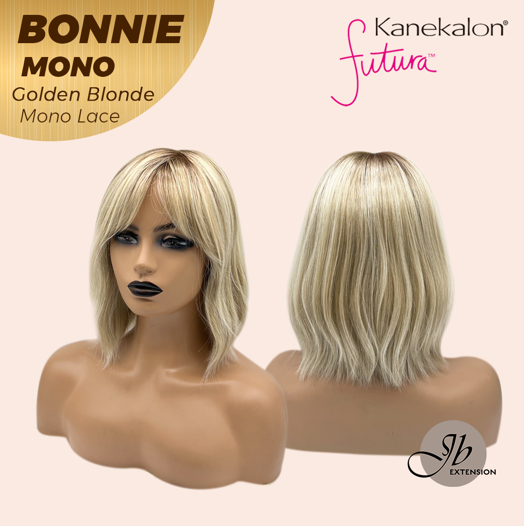 [PRE-ORDER] HOT OF SEASON - BONNIE MONO GOLDEN BLONDE Full Monofilament Handmade Full Lace Full Hand Tied Wig 12 Inches Golden Blonde With Dark Root Mono Lace Handmade Futura Fiber Glueless Wig BONNIE MONO GOLDEN BLONDE【BENDY EAR TABS】 Alexwigs