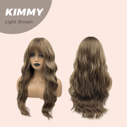 JBEXTENSION 24 Inches Light Brown Body Wave Wig KIMMY LIGHT BROWN Alexwigs