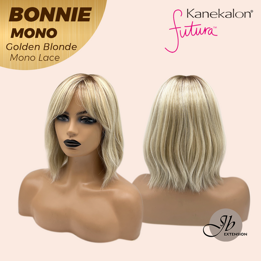 [PRE-ORDER] JBEXTENSION BONNIE MONO GOLDEN BLONDE Full Monofilament Handmade Full Lace Full Hand Tied Wig 12 Inches Golden Blonde With Dark Root Mono Lace Handmade Futura Fiber Glueless Wig BONNIE MONO GOLDEN BLONDE【BENDY EAR TABS】 Alexwigs