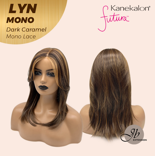 [PRE-ORDER] JBEXTENSION LYN DARK MONO Partial Monofilament Wig 17 Inches Dark Caramel Partial Mono Lace Glueless Wig LYN MONO DARK CARAMEL【BENDY EAR TABS】 Alexwigs