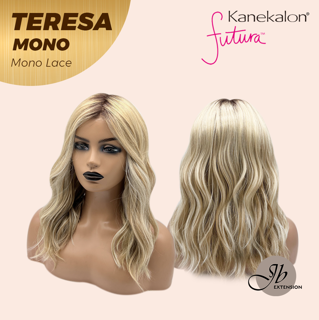 [PRE-ORDER] JBEXTENSION TERESA MONO 16INCH Monofilament Handmade Wig 6X5 Full Monofilament Hand Tied Top Wig 16 Inches Mix Blonde Curly Mono Lace Wig With Anti-slip Silicone Strips Glueless Wig TERESA MONO - 16Inch【BENDY EAR TABS】 Alexwigs