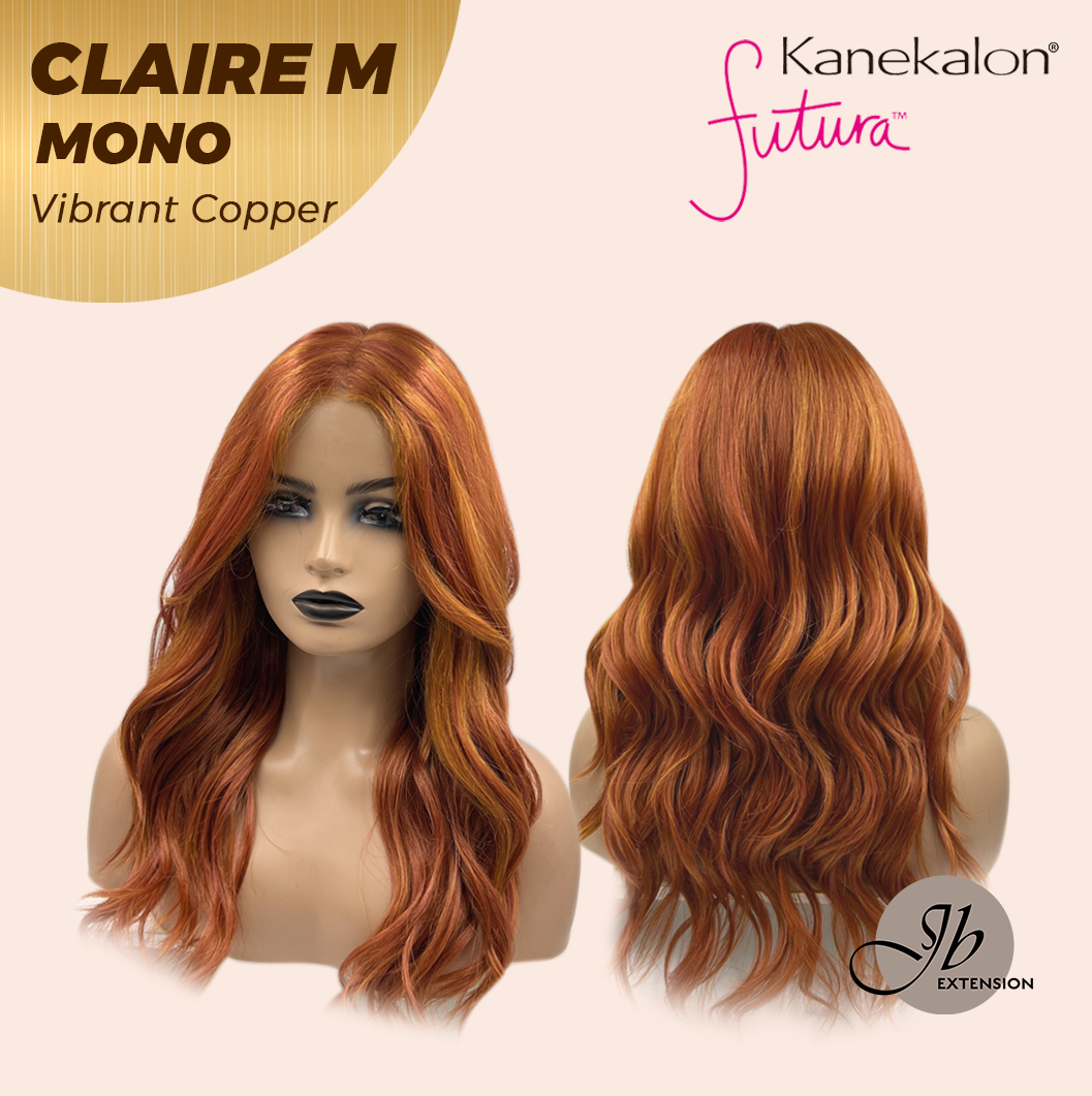 [PRE-ORDER] JBEXTENSION CLAIRE MONO VIBRANT COPPER Partial Monofilament Wig 22 Inches Vibrant Copper Partial Mono Lace Glueless Wig Claire Mono Vibrant Copper【BENDY EAR TABS】 Alexwigs