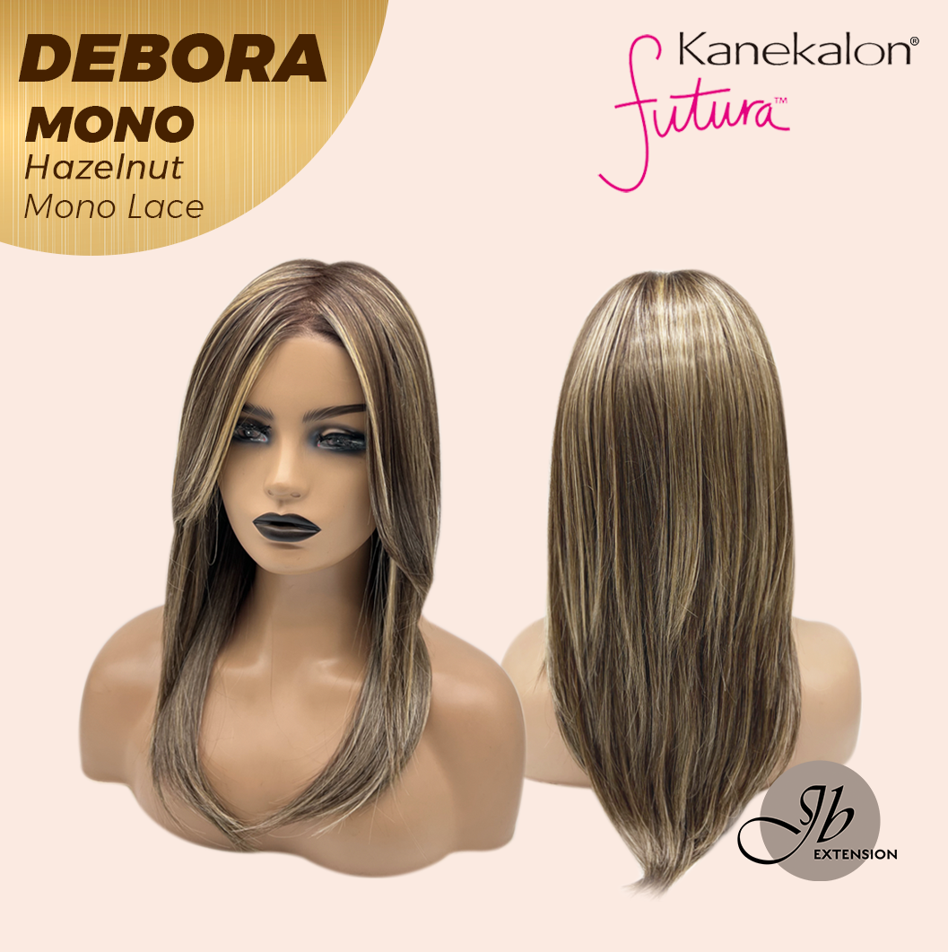 [PRE-ORDER] JBEXTENSION DEBORA MONO Monofilament Handmade Wig 6X5 Full Monofilament Hand Tied Top Wig 20 Inches Hazelnut Mono Lace Wig With Anti-slip Silicone Strips Glueless Wig DEBORA MONO HAZELNUT【BENDY EAR TABS】 Alexwigs