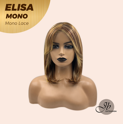 [PRE-ORDER] HOT OF SEASON - JBEXTENSION ELISA MONO Monofilament Handmade Wig 6X5 Full Monofilament Hand Tied Top Wig 16 Inches Crème Caramel Mono Lace Wig With Anti-slip Silicone Strips Glueless Wig ELISA MONO【BENDY EAR TABS】 Alexwigs