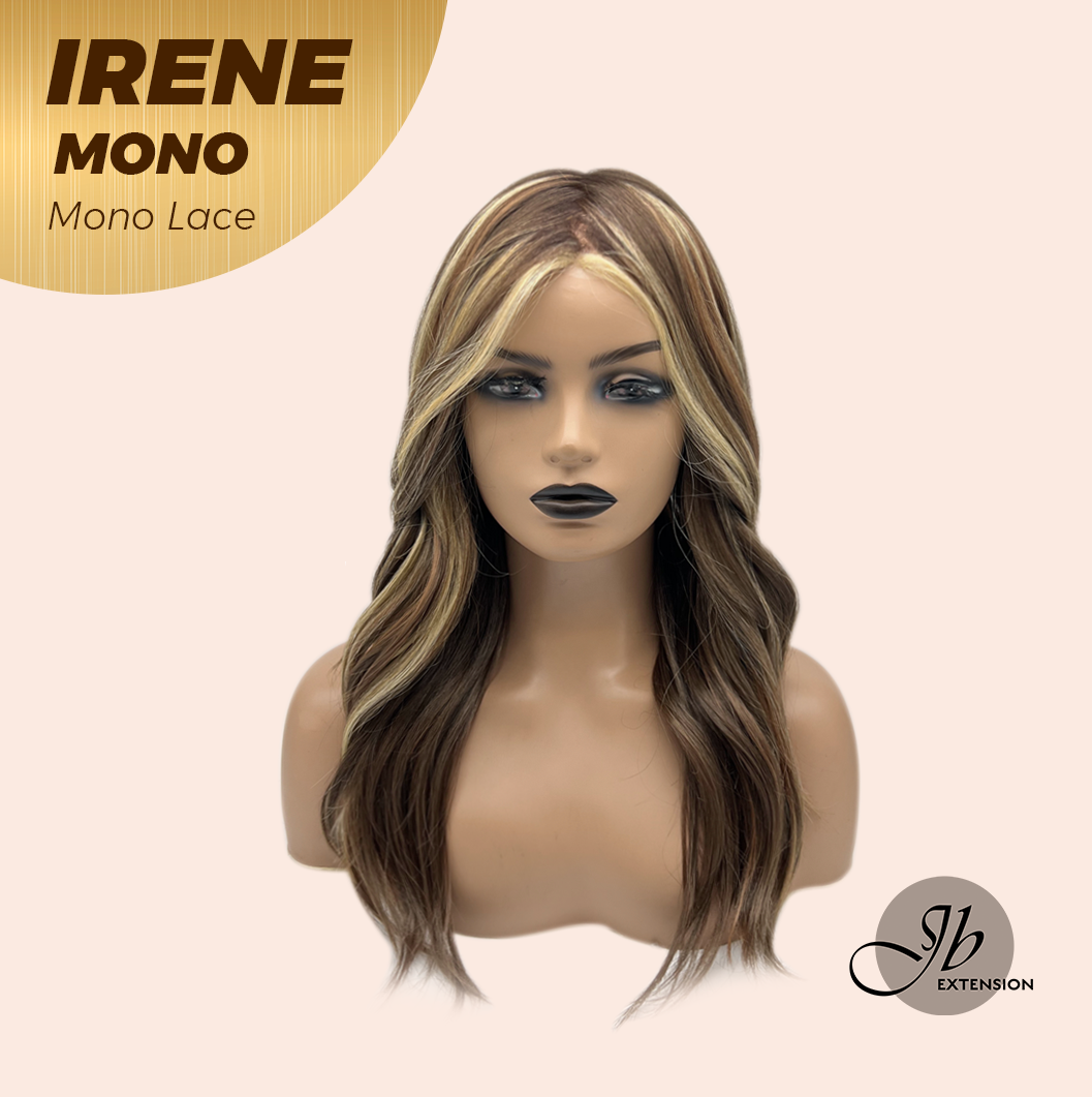 [PRE-ORDER] JBEXTENSION IRENE MONO Monofilament Handmade Wig 6X5 Full Monofilament Hand Tied Top Wig 19 Inches Hazelnut Curly Mono Lace Wig With Anti-slip Silicone Strips Glueless Wig IRENE MONO【BENDY EAR TABS】 Alexwigs