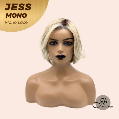 [PRE-ORDER] JBEXTENSION JESS MONO Monofilament Handmade Wig 6X5 Full Monofilament Hand Tied Top Wig 10 Inches Blonde Mono Lace Wig With Anti-slip Silicone Strips Glueless Wig JESS MONO【BENDY EAR TABS】 Alexwigs