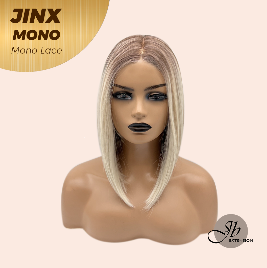[PRE-ORDER] JBEXTENSION JINX MONO Monofilament Handmade Wig 6X5 Full Monofilament Hand Tied Top Wig 12 Inches Blonde Mono Lace Wig With Anti-slip Silicone Strips Glueless Wig JINX MONO【BENDY EAR TABS】 Alexwigs