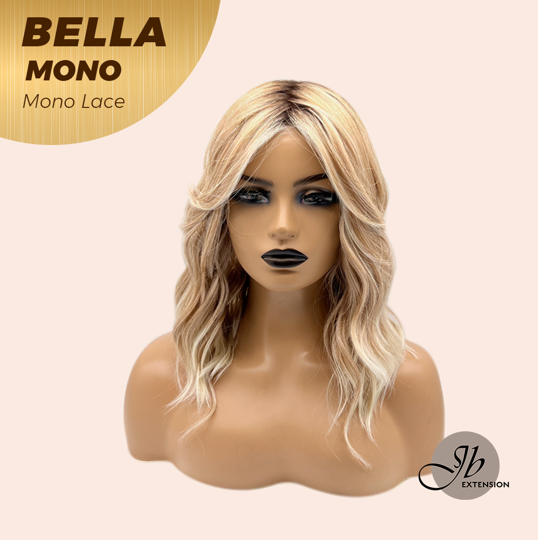 [PRE-ORDER] JBEXTENSION BELLA MONO Monofilament Handmade Wig 6X5 Full Monofilament Hand Tied Top Wig 15 Inches Peach Blonde Mono Lace Wig With Anti-slip Silicone Strips Glueless Wig BELLA MONO【BENDY EAR TABS】 Alexwigs