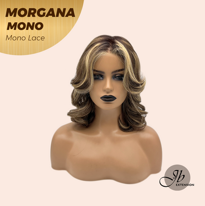[PRE-ORDER] JBEXTENSION MORGANA MONO Monofilament Handmade Wig 6X5 Full Monofilament Hand Tied Top Wig 13 Inches Hazelnut Blonde Highlight Mono Lace Wig With Anti-slip Silicone Strips Glueless Wig MORGANA MONO【BENDY EAR TABS】 Alexwigs