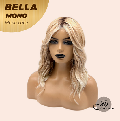 [PRE-ORDER] JBEXTENSION BELLA MONO Monofilament Handmade Wig 6X5 Full Monofilament Hand Tied Top Wig 15 Inches Peach Blonde Mono Lace Wig With Anti-slip Silicone Strips Glueless Wig BELLA MONO【BENDY EAR TABS】 Alexwigs