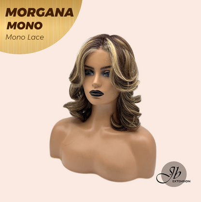 [PRE-ORDER] JBEXTENSION MORGANA MONO Monofilament Handmade Wig 6X5 Full Monofilament Hand Tied Top Wig 13 Inches Hazelnut Blonde Highlight Mono Lace Wig With Anti-slip Silicone Strips Glueless Wig MORGANA MONO【BENDY EAR TABS】 Alexwigs