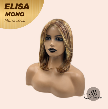 [PRE-ORDER] HOT OF SEASON - JBEXTENSION ELISA MONO Monofilament Handmade Wig 6X5 Full Monofilament Hand Tied Top Wig 16 Inches Crème Caramel Mono Lace Wig With Anti-slip Silicone Strips Glueless Wig ELISA MONO【BENDY EAR TABS】 Alexwigs