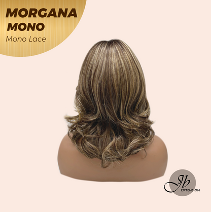 [PRE-ORDER] JBEXTENSION MORGANA MONO Monofilament Handmade Wig 6X5 Full Monofilament Hand Tied Top Wig 13 Inches Hazelnut Blonde Highlight Mono Lace Wig With Anti-slip Silicone Strips Glueless Wig MORGANA MONO【BENDY EAR TABS】 Alexwigs
