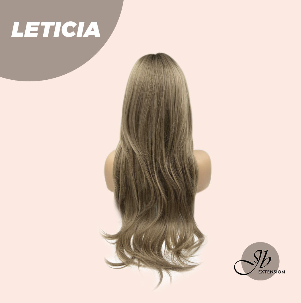 JBEXTENSION 26 Inches Hush Cut Brown Wig With Wispy Bangs LETICIA Alexwigs