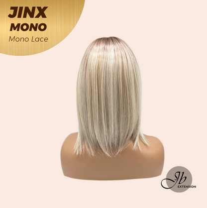 [PRE-ORDER] JBEXTENSION JINX MONO Monofilament Handmade Wig 6X5 Full Monofilament Hand Tied Top Wig 12 Inches Blonde Mono Lace Wig With Anti-slip Silicone Strips Glueless Wig JINX MONO【BENDY EAR TABS】 Alexwigs