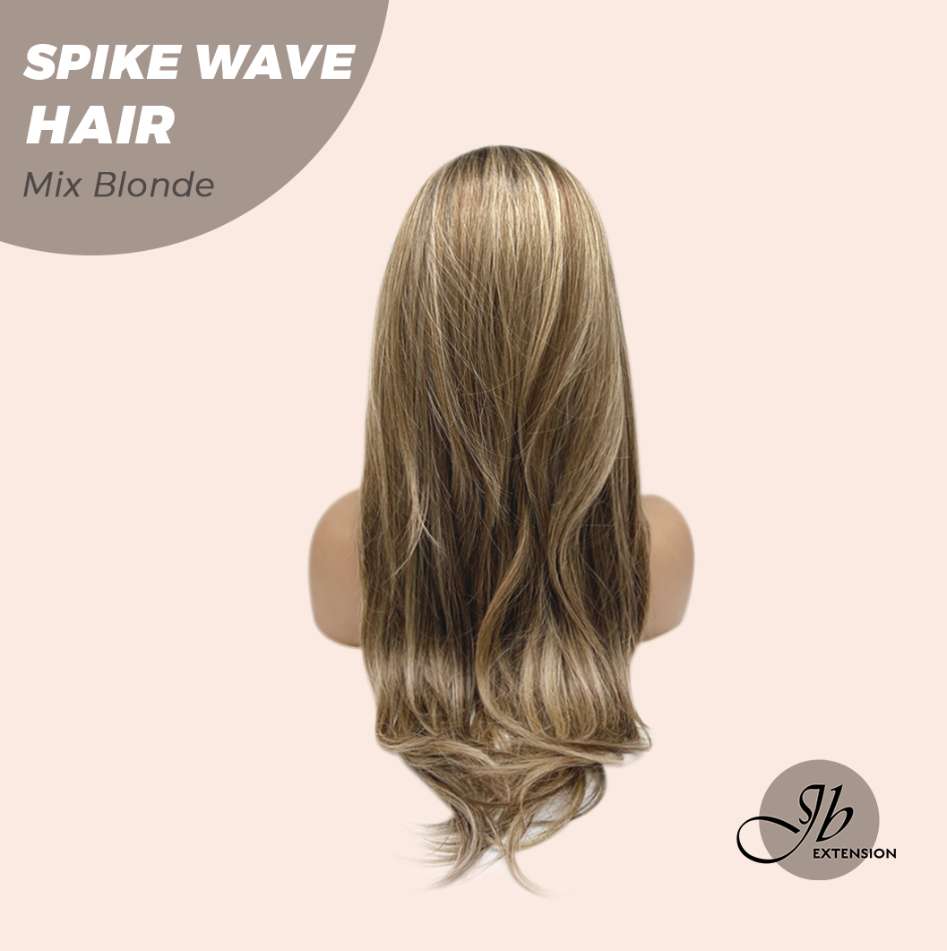 JBEXTENSION 24 Inches Long Curly Hair Mix Blonde Headband Wig SPIKE WAVE HAIR - MIX BLONDE Alexwigs