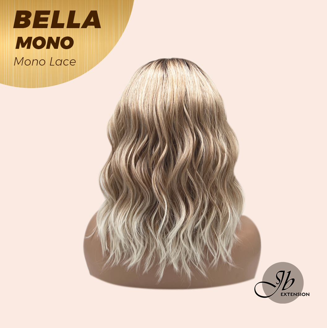 [PRE-ORDER] JBEXTENSION BELLA MONO Monofilament Handmade Wig 6X5 Full Monofilament Hand Tied Top Wig 15 Inches Peach Blonde Mono Lace Wig With Anti-slip Silicone Strips Glueless Wig BELLA MONO【BENDY EAR TABS】 Alexwigs