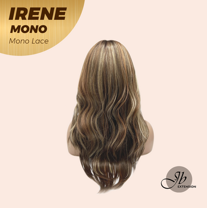 [PRE-ORDER] JBEXTENSION IRENE MONO Monofilament Handmade Wig 6X5 Full Monofilament Hand Tied Top Wig 19 Inches Hazelnut Curly Mono Lace Wig With Anti-slip Silicone Strips Glueless Wig IRENE MONO【BENDY EAR TABS】 Alexwigs