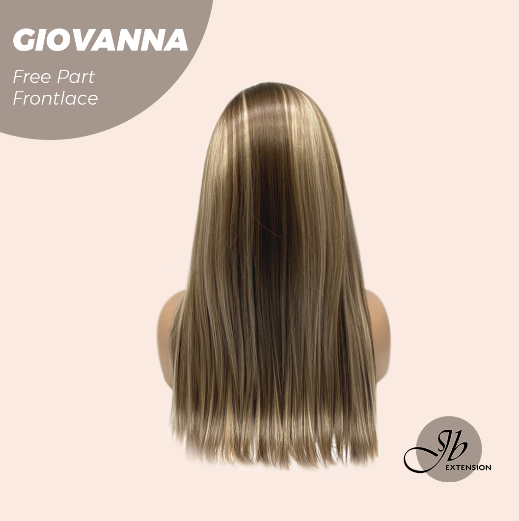 [PRE-ORDER] JBEXTENSION 22 Inches Mix Blonde Straight Fiber X, Tangle Less Pre-Cut Free Part Frontlae Glueless Wig GIOVANNA Alexwigs