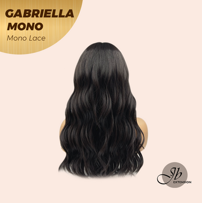 [PRE-ORDER] JBEXTENSION GABRIELLA MONO Monofilament Handmade Wig 6X5 Full Monofilament Hand Tied Top Wig 20 Inches Black Wave Mono Lace Wig With Anti-slip Silicone Strips Glueless Wig GABRIELLA MONO【BENDY EAR TABS】 Alexwigs