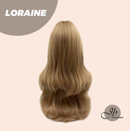 JBEXTENSION 24 Inches Blonde Curly Wig With Bangs LORAINE Alexwigs