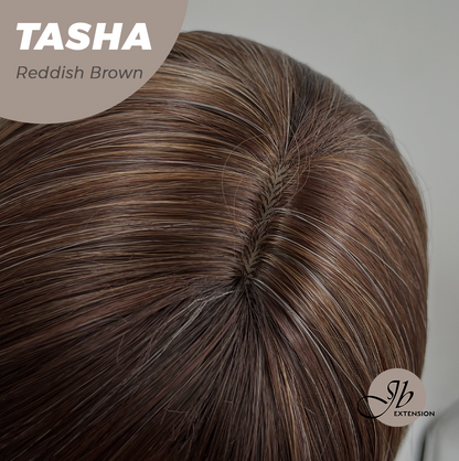 JBEXTENSION 24 Inches Wolf Cut Reddish Brown Women Wig With Bangs TASHA REDDISH BROWN Alexwigs