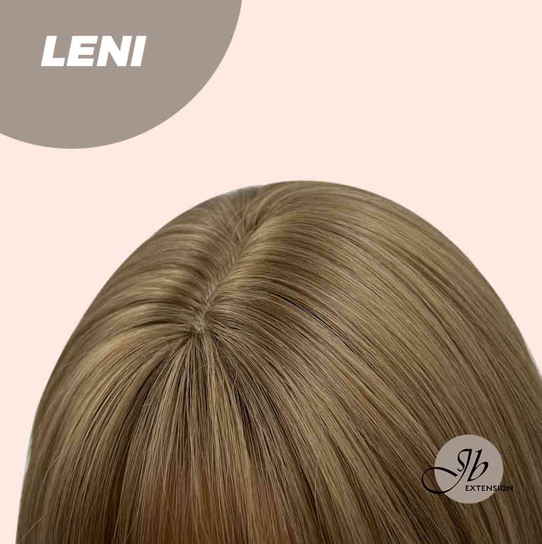 JBEXTENSION 22 Inches Brown Fashion Wig With Bangs LENI Alexwigs