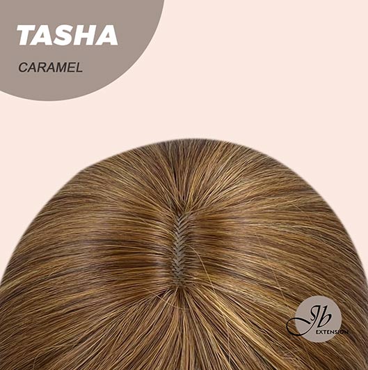 JBEXTENSION 24 Inches Wolf Cut Caramel Women Wig With Bangs TASHA CARAMEL Alexwigs