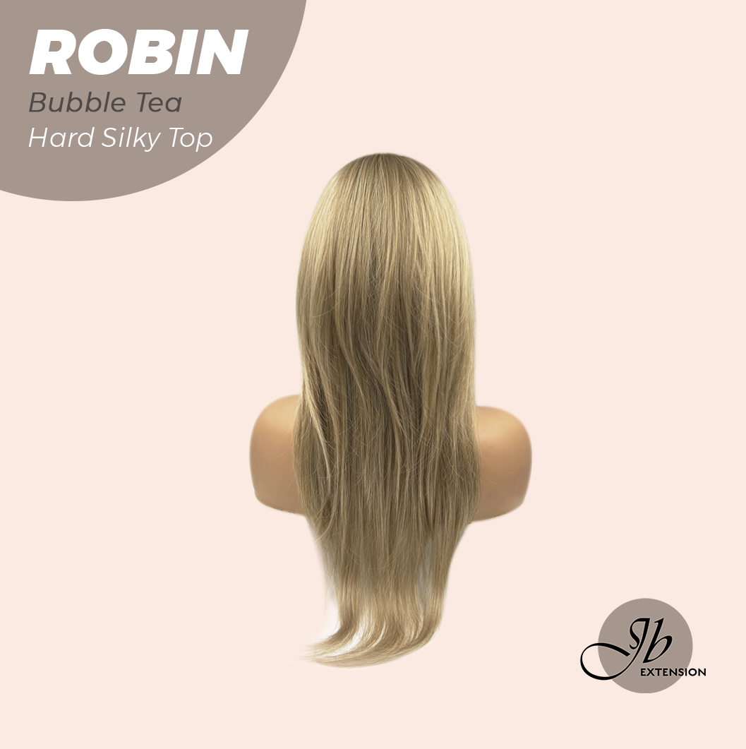 JBEXTENSION 22 Inches Scalpiana Bubble Tea Wolf Cut 3.5X4 Hard Silky Top Natural Scalp Effect Wig ROBIN BUBBLE TEA Alexwigs