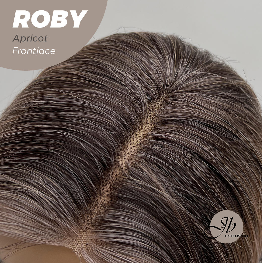 JBEXTENSION 22 Inches Apricot Women Pre-Cut Frontlace Glueless Wig ROBY APRICOT Alexwigs