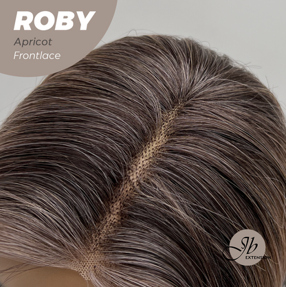 JBEXTENSION 22 Inches Apricot Women Pre-Cut Frontlace Glueless Wig ROBY APRICOT Alexwigs