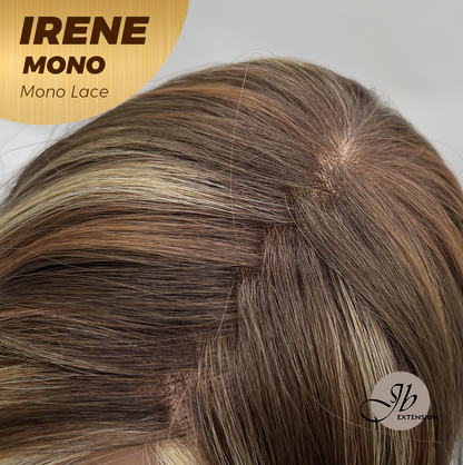 [PRE-ORDER] JBEXTENSION IRENE MONO Monofilament Handmade Wig 6X5 Full Monofilament Hand Tied Top Wig 19 Inches Hazelnut Curly Mono Lace Wig With Anti-slip Silicone Strips Glueless Wig IRENE MONO【BENDY EAR TABS】 Alexwigs