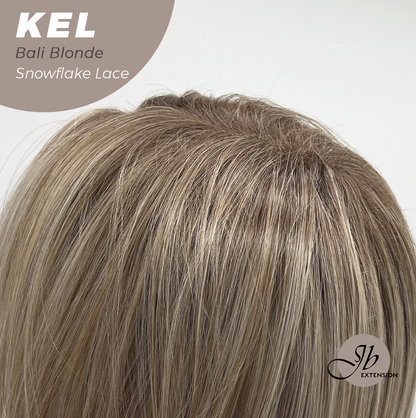 JBEXTENSION 22 Inches Bali Blonde Pre-Cut Snowflake Lace Frontlace Glueless Wig KEL BALI BLONDE【PERMATEASE】【BENDY EAR TABS】- M/L Alexwigs